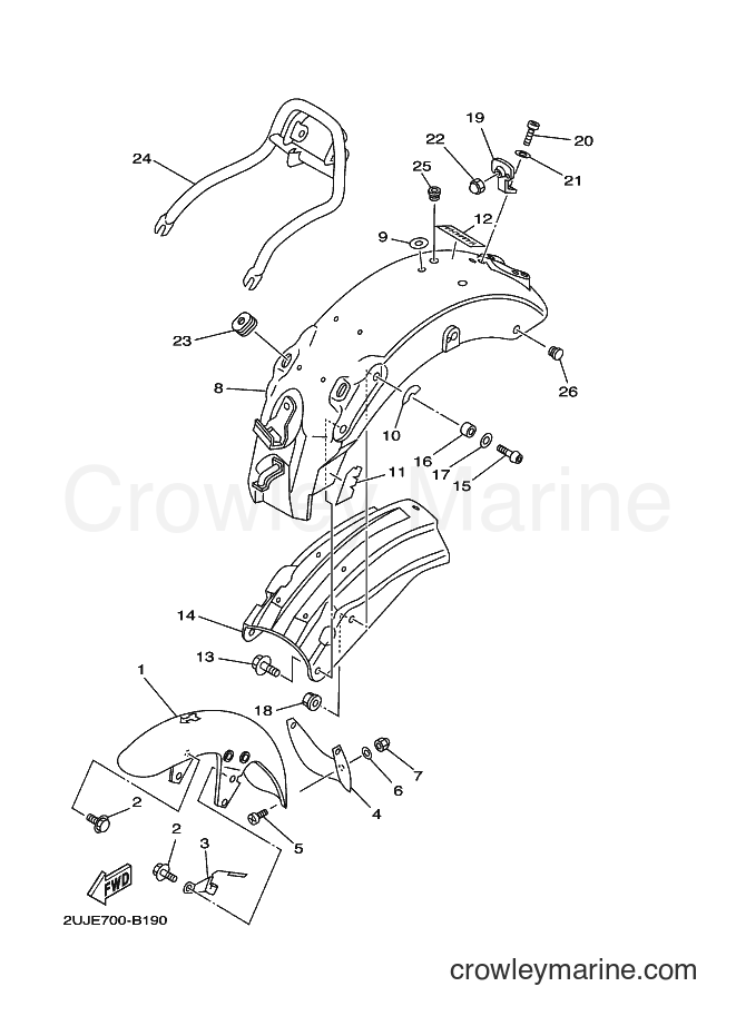 Yamaha Motors XV250 (2UJF) [010] - FENDER