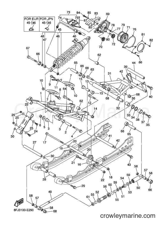 2006 Snowmobile RS10RS - RS10RS (8GH2) [010] - TRACK SUSPENSION 3