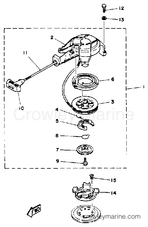 Yamaha Motors 2MSHR - MANUAL STARTER
