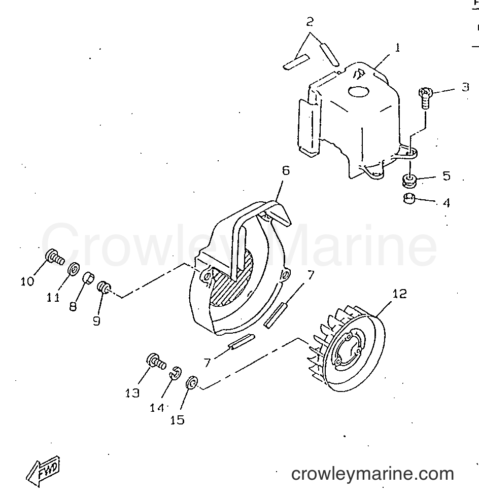Yamaha Motors CW50RSX (5AY3) [999] - AIR SHROUD & FAN