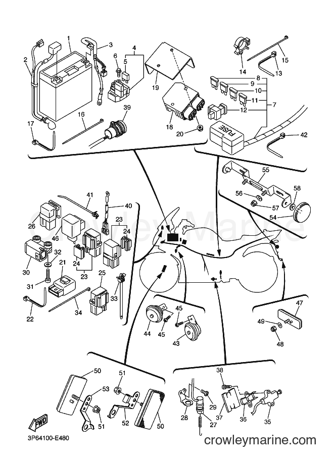 2006 Sport Bike FJR1300A - FJR1300A (3P66) [010] - ELECTRICAL 2