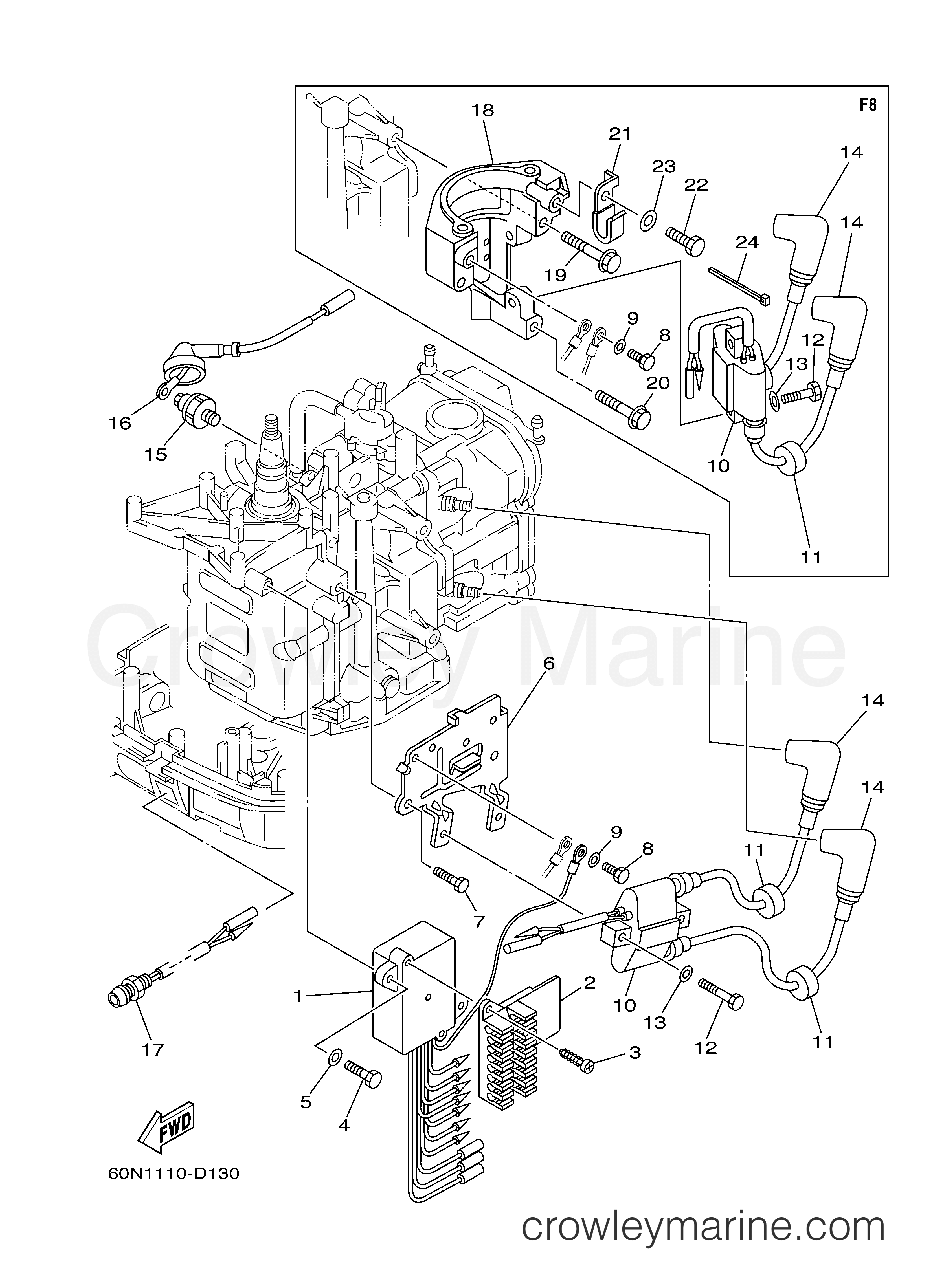 Yamaha Motors F6MLHD - ELECTRICAL 1