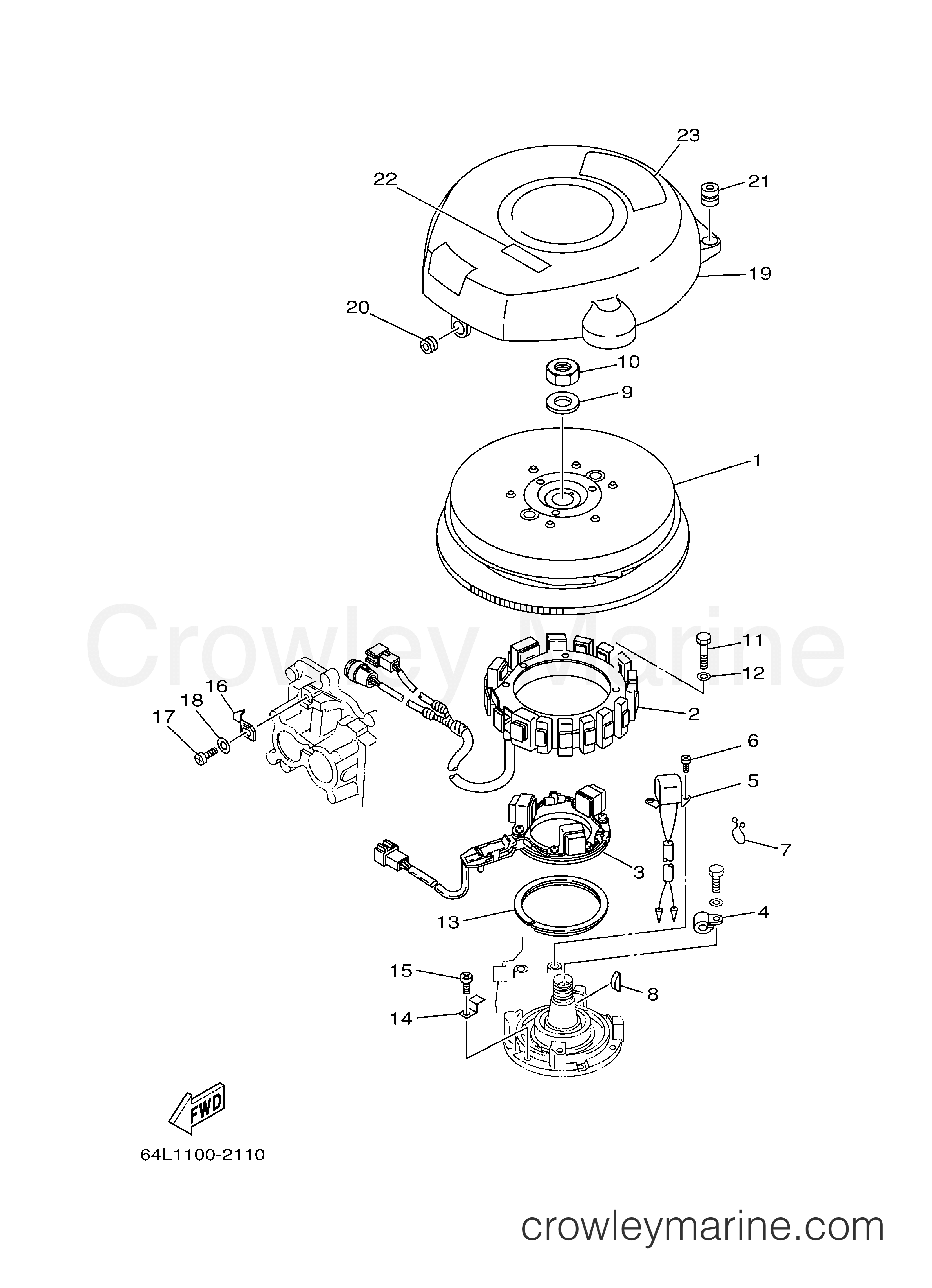 GENERATOR 2003 Outboard 150hp 150TXRB Crowley Marine