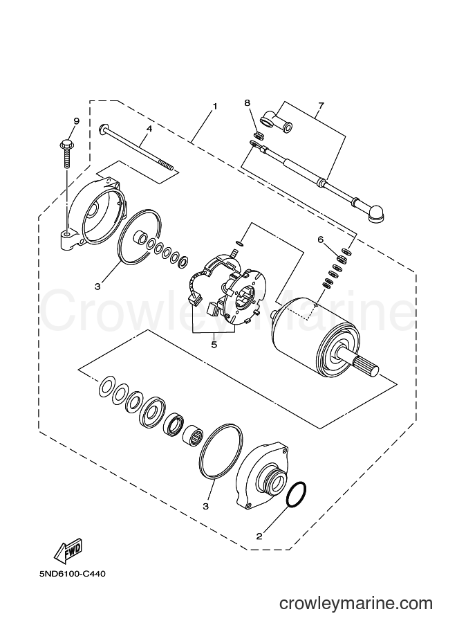 2004 ATV YFM660FWA - YFM660FWA (5KMS) [010] - STARTING MOTOR