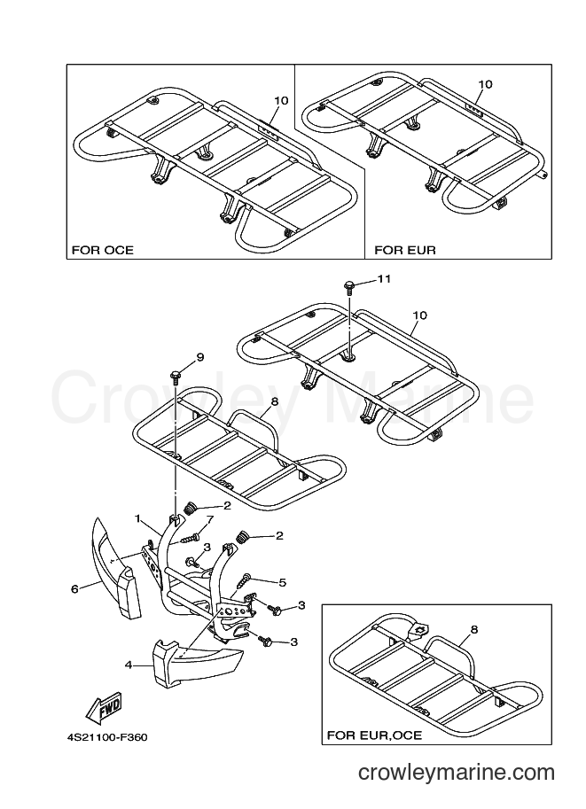 2007 ATV YFM350FWAN - YFM350FWAN (4S23) [010] - GUARD
