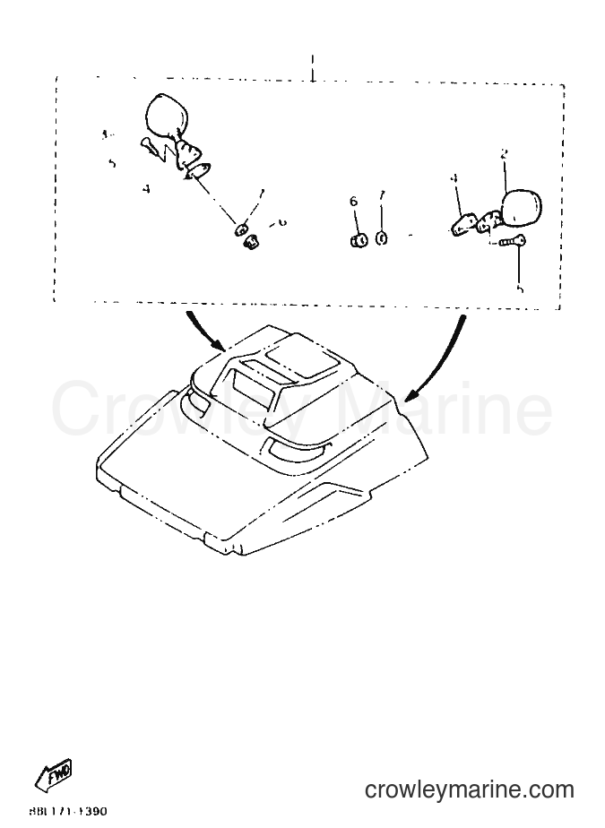 1991 Snowmobile ET400TR - ET400TR (85W3) [010] - ALTERNATE