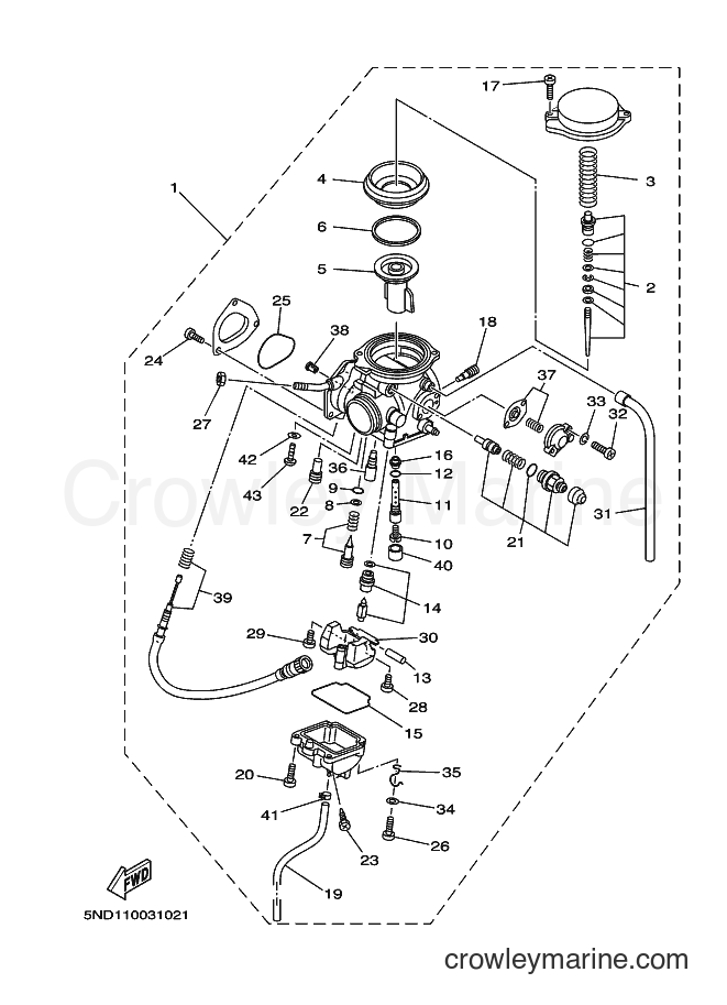 2003 ATV YFM450FWAN - YFM450FWAN (5ND2) [010] - CARBURETOR