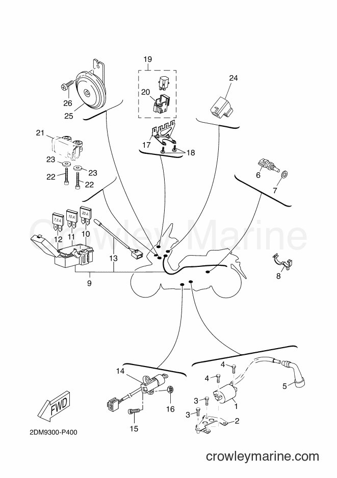 Yamaha Motors YP125R (2DMB) [020] - ELECTRICAL 2