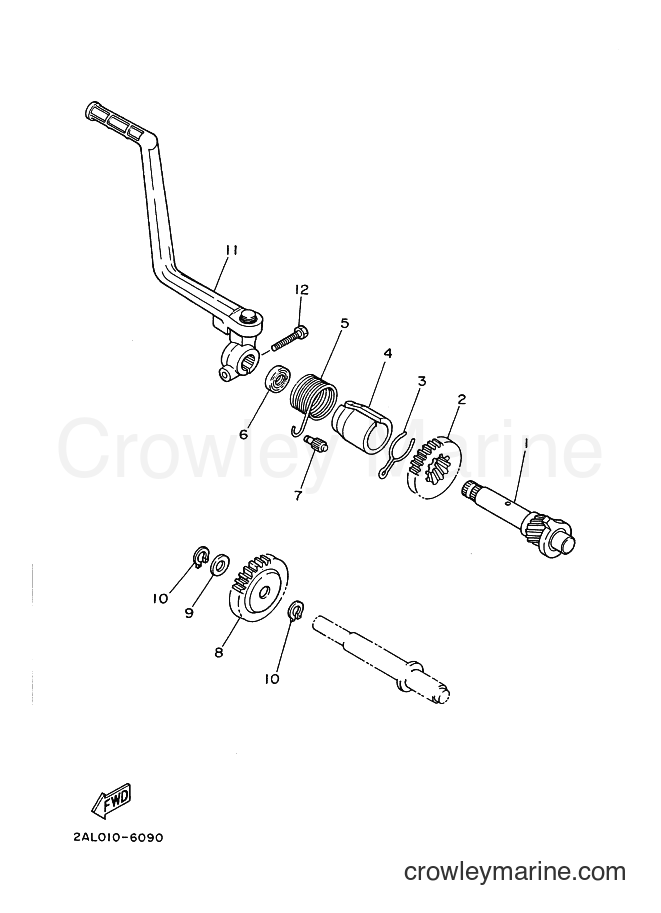 1990 Sport Bike YSR50 - YSR50 (3FD7) [010] - STARTER
