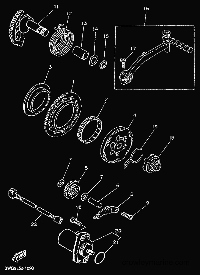 2001 Scooter CY50R - CY50R (3WG9) [010] - STARTER