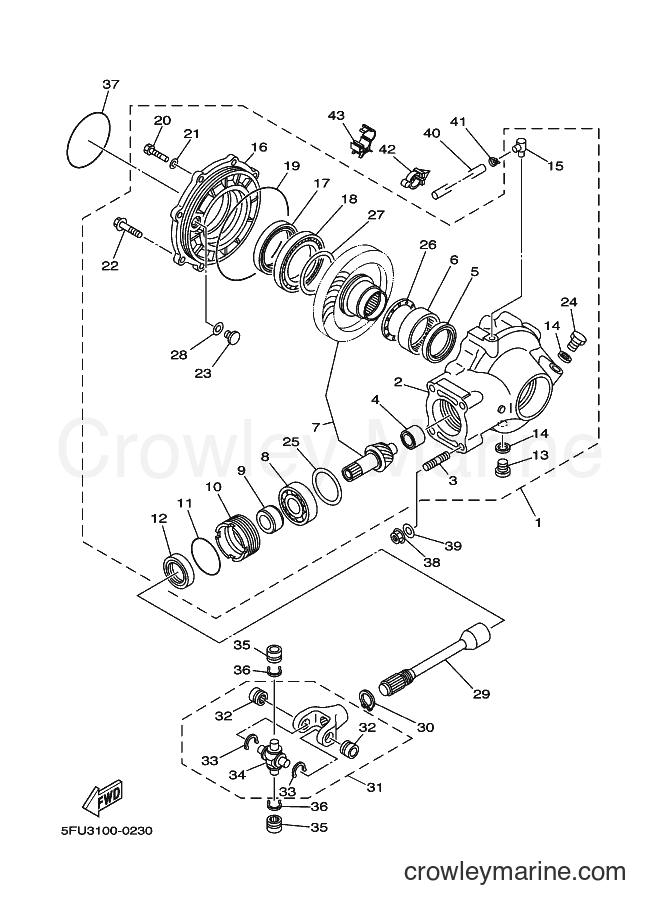 2000 ATV YFM400FWN - YFM400FWN (5FU3) [010] - DRIVE SHAFT