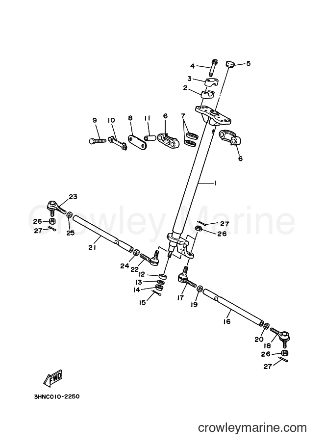 1993 ATV YFM350FW - YFM350FW (3HNE) [010] - STEERING