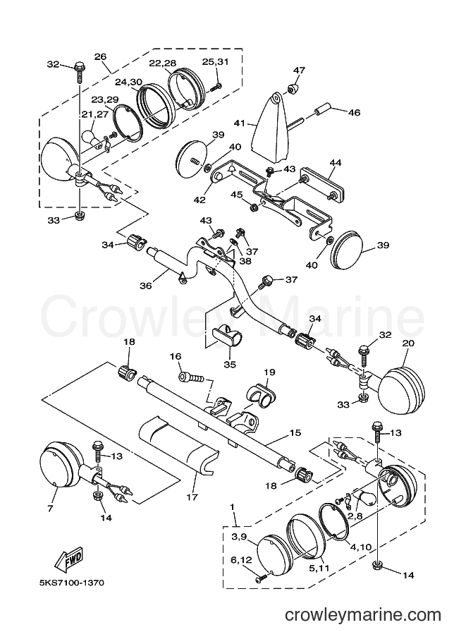 Yamaha Motors XVS1100A (5KS9) [010] - FLASHER LIGHT