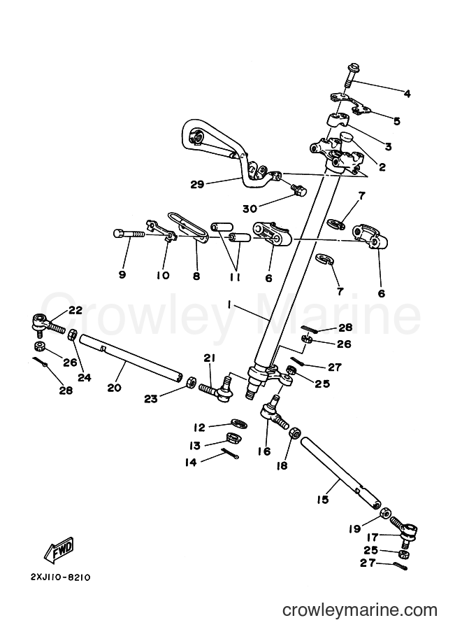 1992 ATV YFS200 - YFS200 (3JM8) [999] - STEERING
