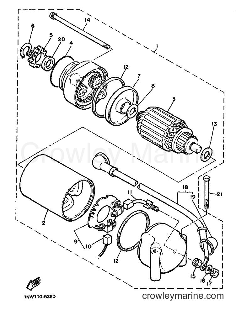 Yamaha Motors XJ900F (2HL) [999] - STARTING MOTOR