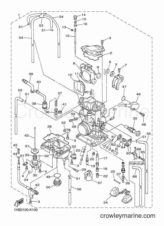2011 Dirt Bike WR450F - WR450F (1HB2) [010] - CARBURETOR