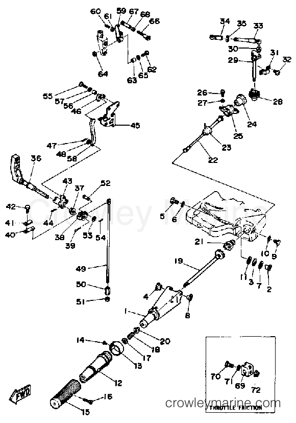 Yamaha Motors 9.9ESG - CONTROL ENGINE