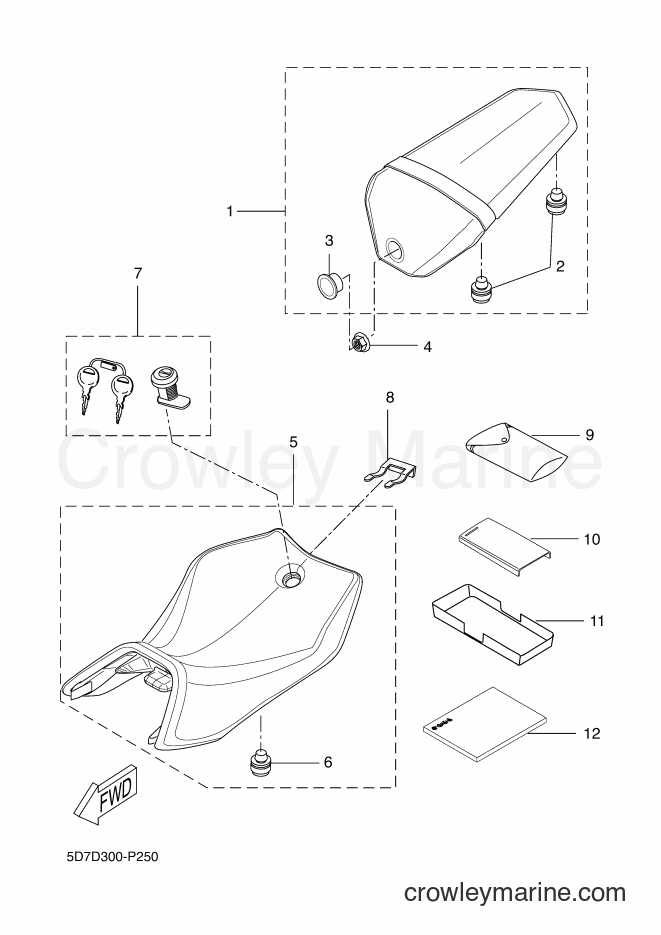 2015 Sport Bike MT125A - MT125A (5D7D) [010] - SEAT