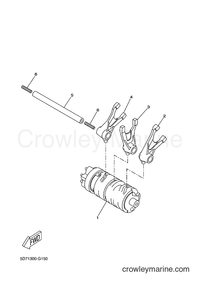 2015 Sport Bike MT125A - MT125A (5D7D) [080] - SHIFT CAM & FORK