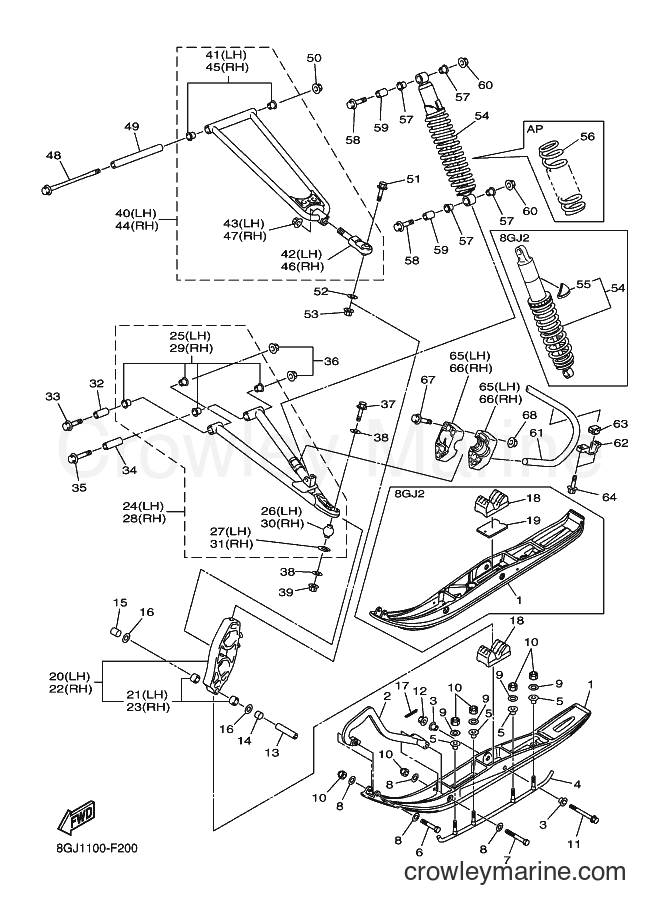 Yamaha Motors RT50VT (8GJ1) [020] - SKI