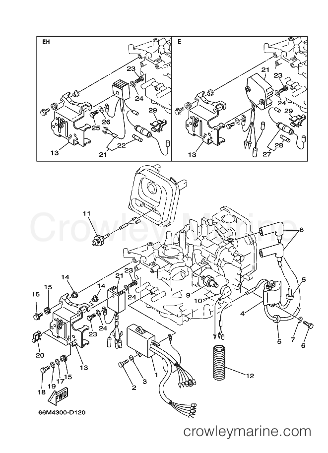 Yamaha Motors F15A (66M7) [330] - ELECTRICAL 1