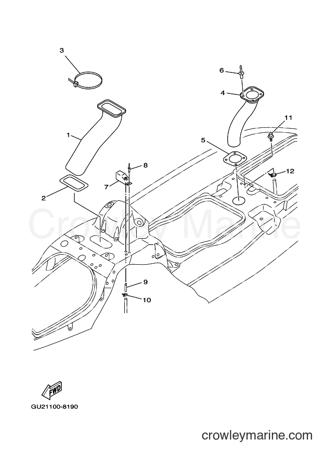 Yamaha Motors JET FOR XL700 (67EE) [020] - VENTILATION