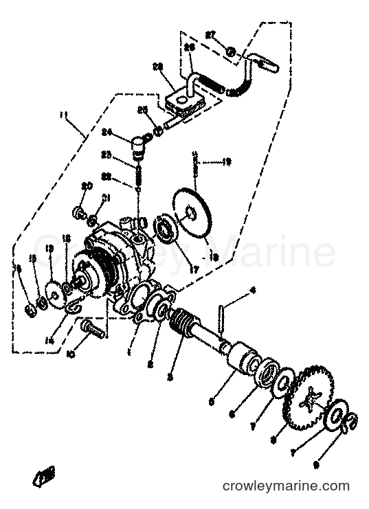 1978 Scooter LB80 - LB80 (1F5) [999] - OIL PUMP