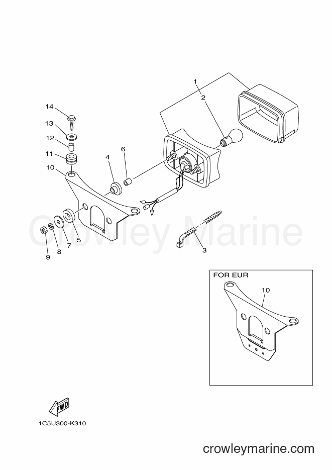 2011 ATV YFM125A - YFM125A (1C5V) [010] - TAILLIGHT