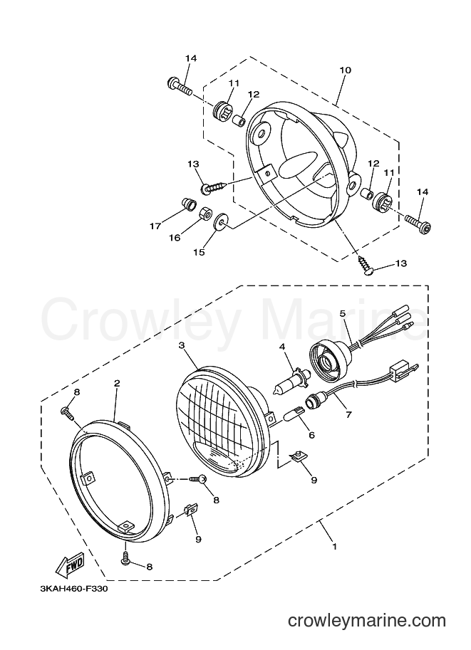 2008 Street Bike RX-K - RX-K (3KAK) [010] - HEADLIGHT