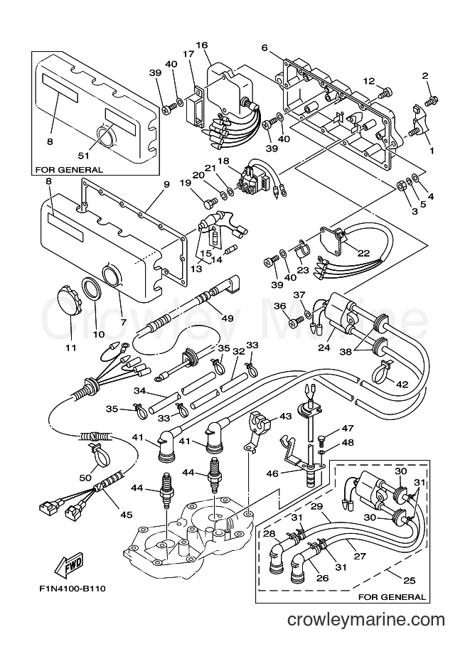 Yamaha Motors JET FOR SJ700AY (64V1) [03E] - ELECTRICAL 1