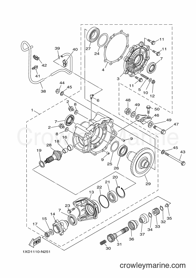 Yamaha Motors YXM700E (B42E) [010] - DRIVE SHAFT