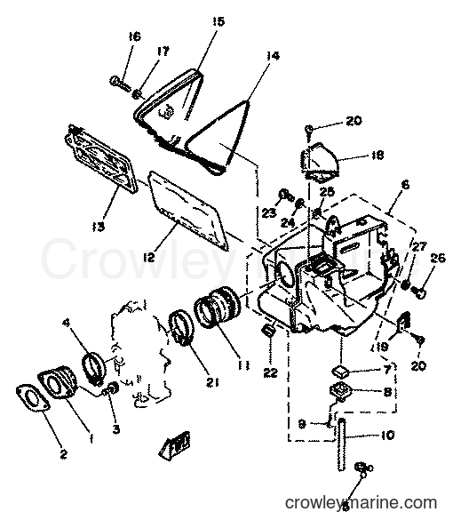 1981 Dirt Bike XT250 - XT250 (5G4) [999] - INTAKE