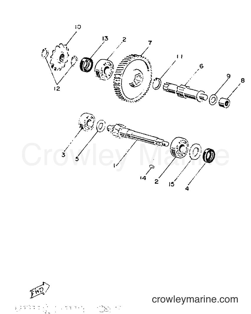 1986 Scooter ME50 - ME50 (1TM) [999] - TRANSMISSION
