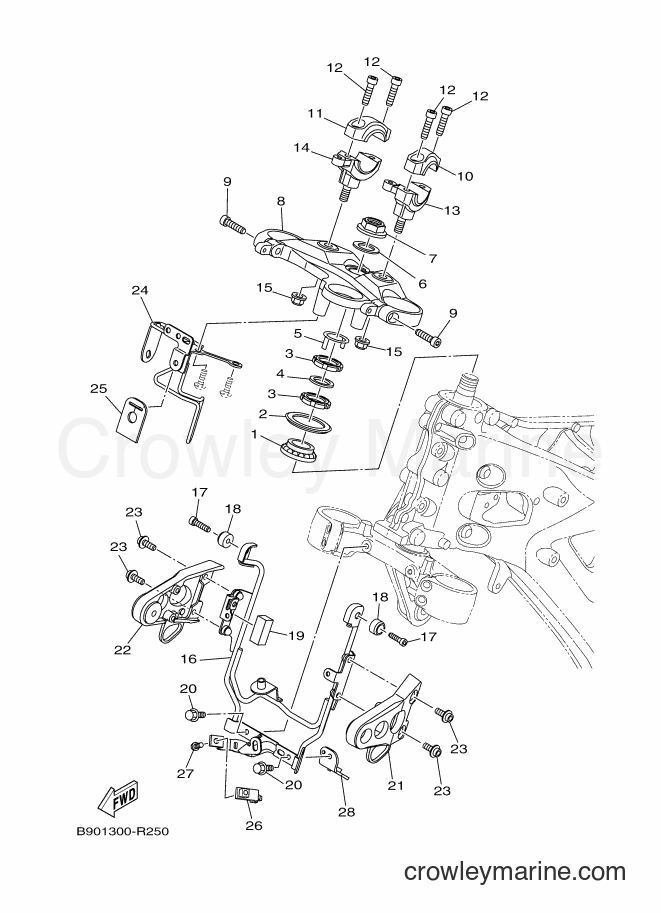 2016 Street Bike MTM850 - MTM850 (B908) [010] - STEERING