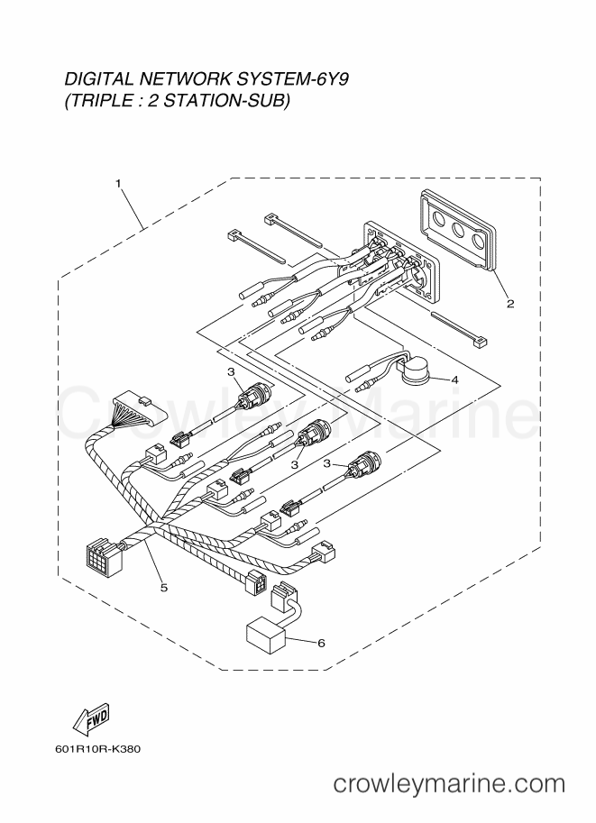 Yamaha Motors RIGGING REMOCON-2011 (601R) [010] - SWITCH & PANEL 13