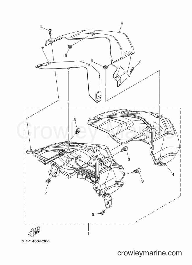 Yamaha Motors GPD150-A (BV41) [050] - TAILLIGHT