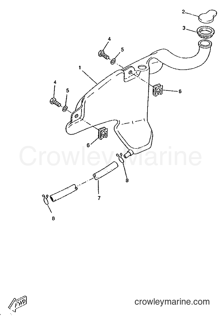 1996 Scooter CW50RSP - CW50RSP (4UR5) [999] - OIL TANK