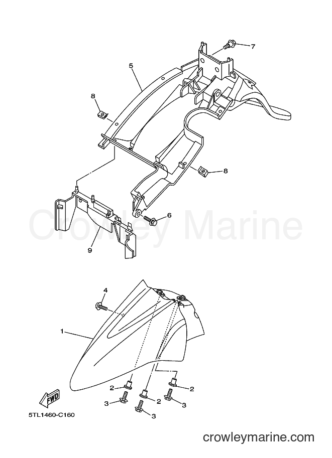 Yamaha Motors AL115C (5WPE) [010] - FENDER