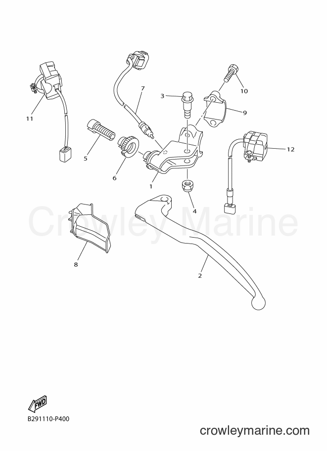 2018 Dirt Bike WR450F - WR450F (2GCB) [010] - HANDLE SWITCH & LEVER