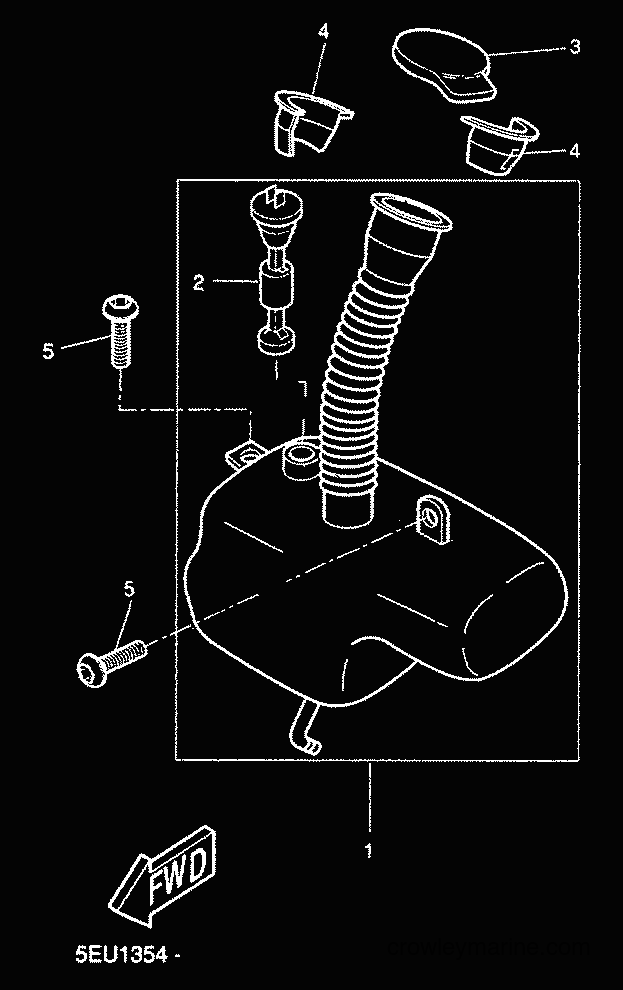 2000 Scooter YH50 - YH50 (5LD5) [020] - OIL TANK