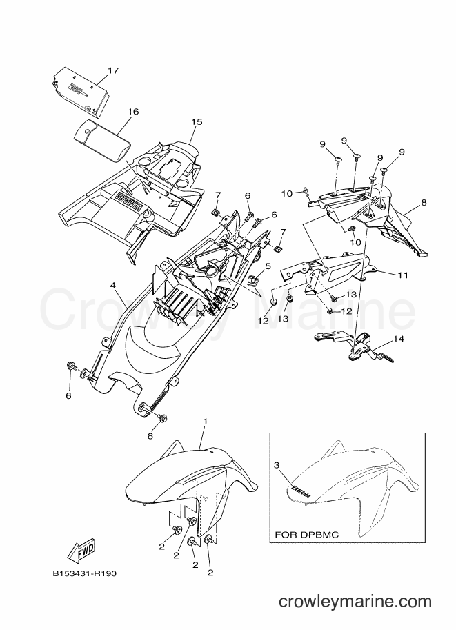 Yamaha Motors T150 (B153) [010] - FENDER