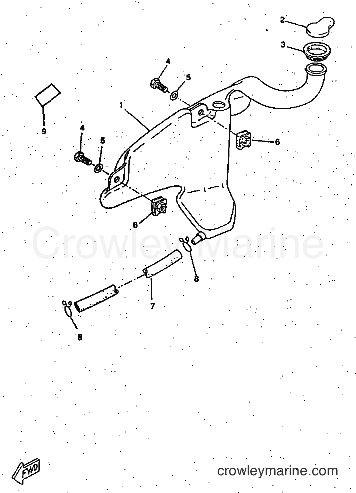 1997 Scooter CW50RSX - CW50RSX (5CD1) [999] - OIL TANK