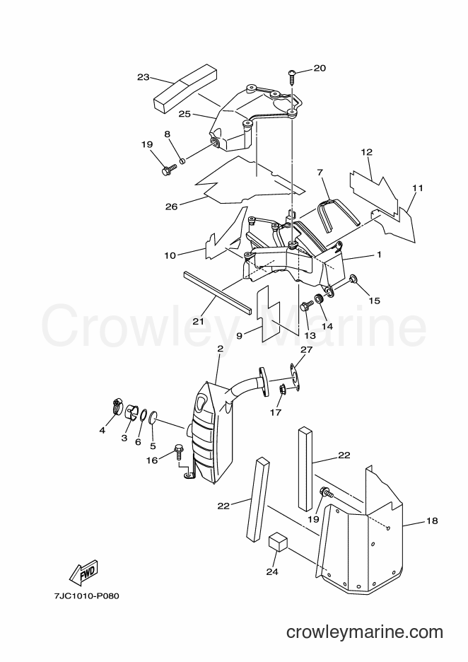 2017 Snowblower YU240 - YU240 (7JC1) [010] - EXHAUST
