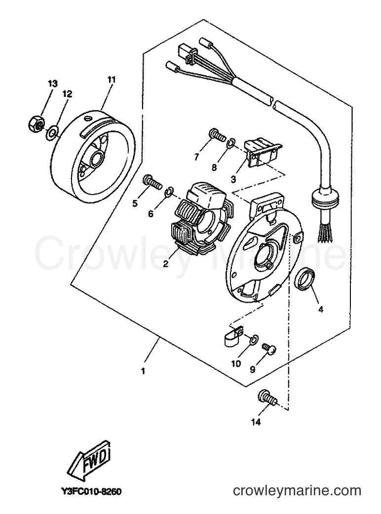 Yamaha Motors CW50 (5MN1) [030] - GENERATOR