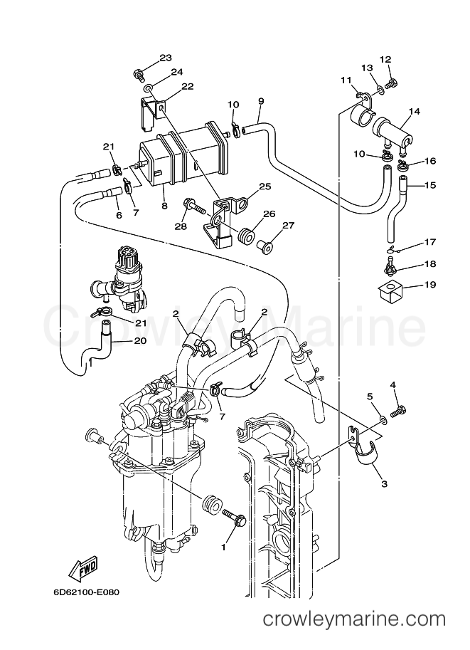 Yamaha Motors F90A (6D8A) [170] - INTAKE 3