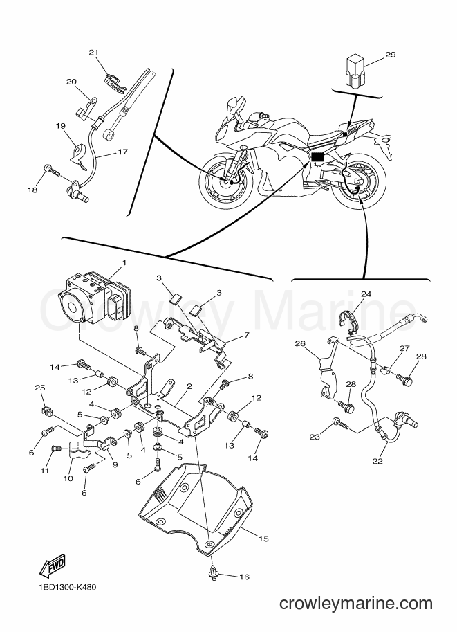 2012 Street Bike FZ8-SA - FZ8-SA (1BD2) [050] - ELECTRICAL 3