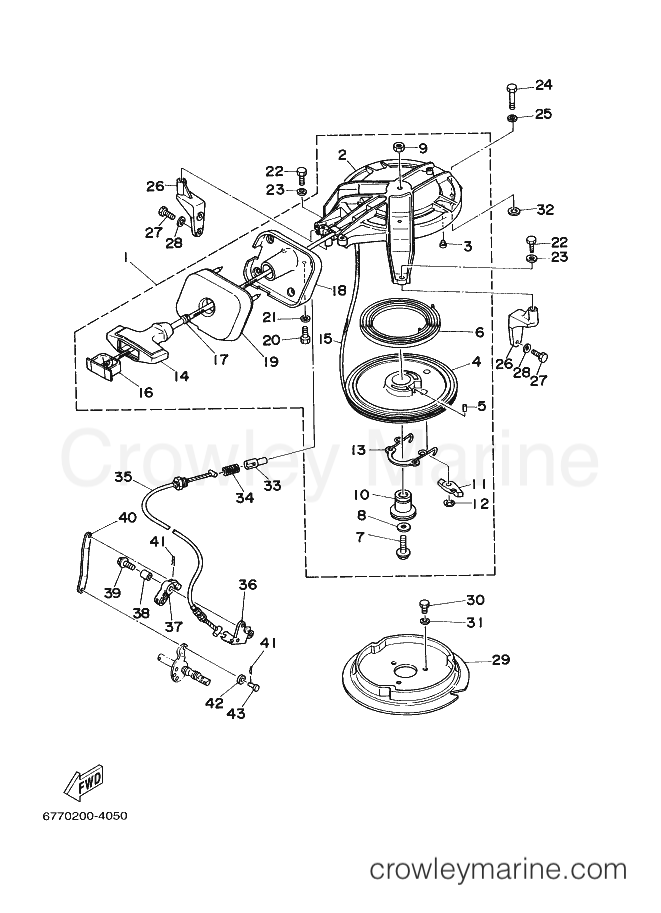 Yamaha Motors E8D (677) [030] - STARTER