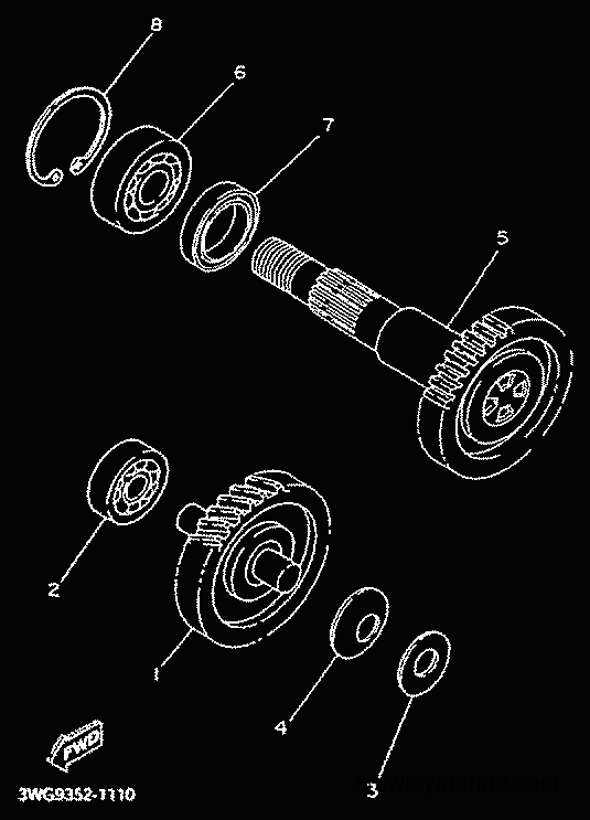 2001 Scooter CY50R - CY50R (3WG9) [010] - TRANSMISSION