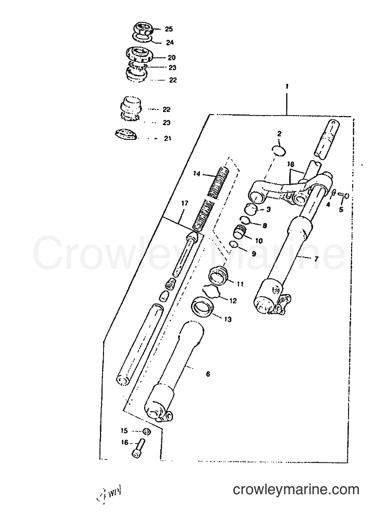 Yamaha Motors CW50RS (4VA1) [999] - FRONT FORK