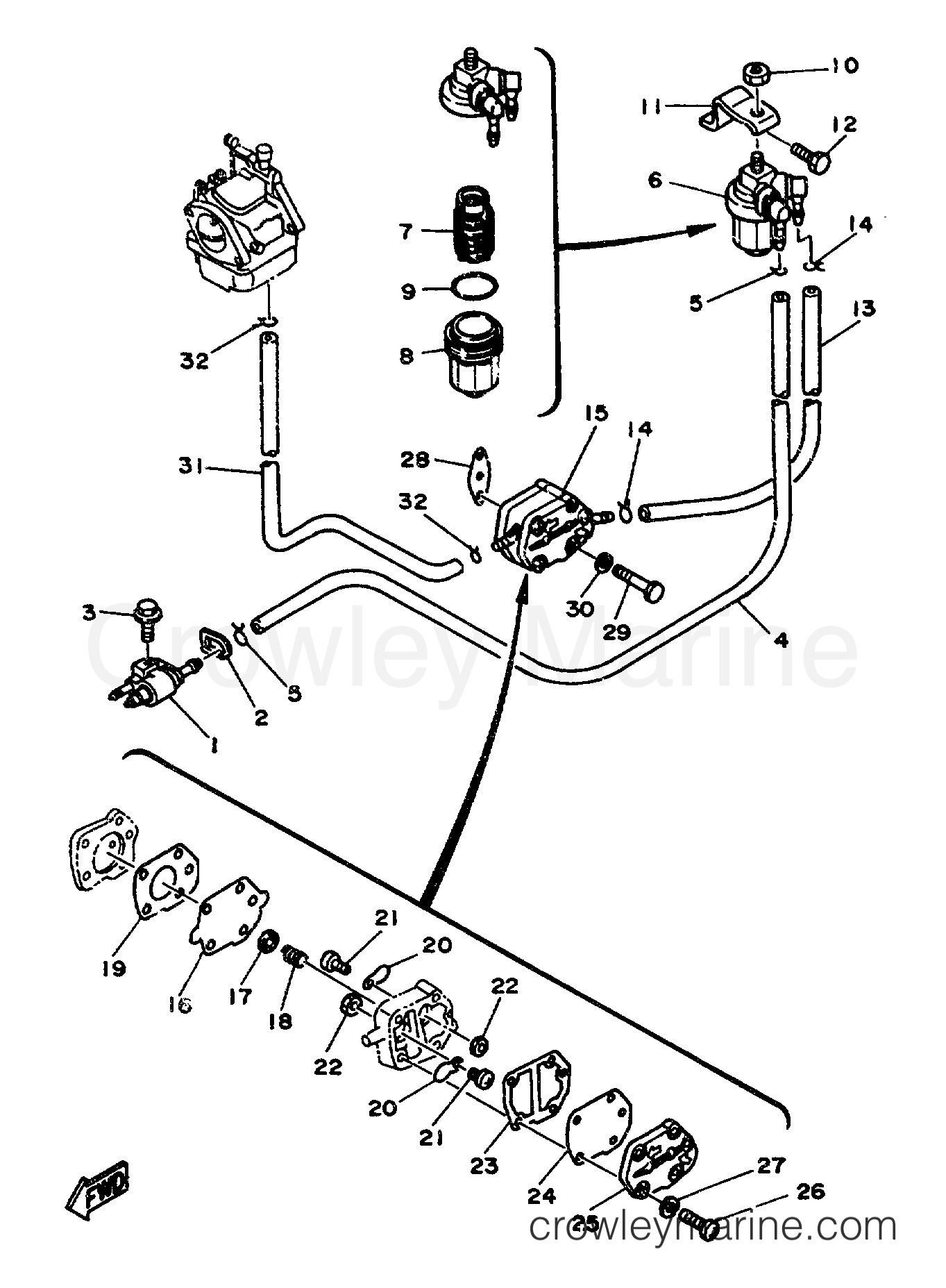 Yamaha Motors C30ELRS - FUEL